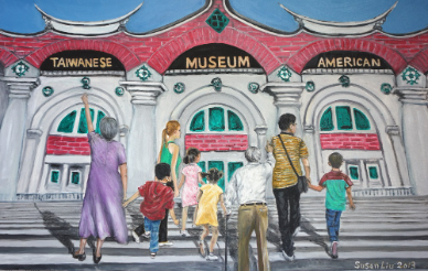Painting of Taiwanese American Museum
